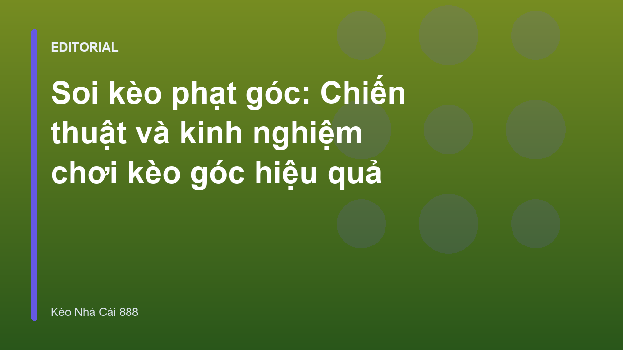 Người chơi đang phân tích chiến thuật soi kèo phạt góc